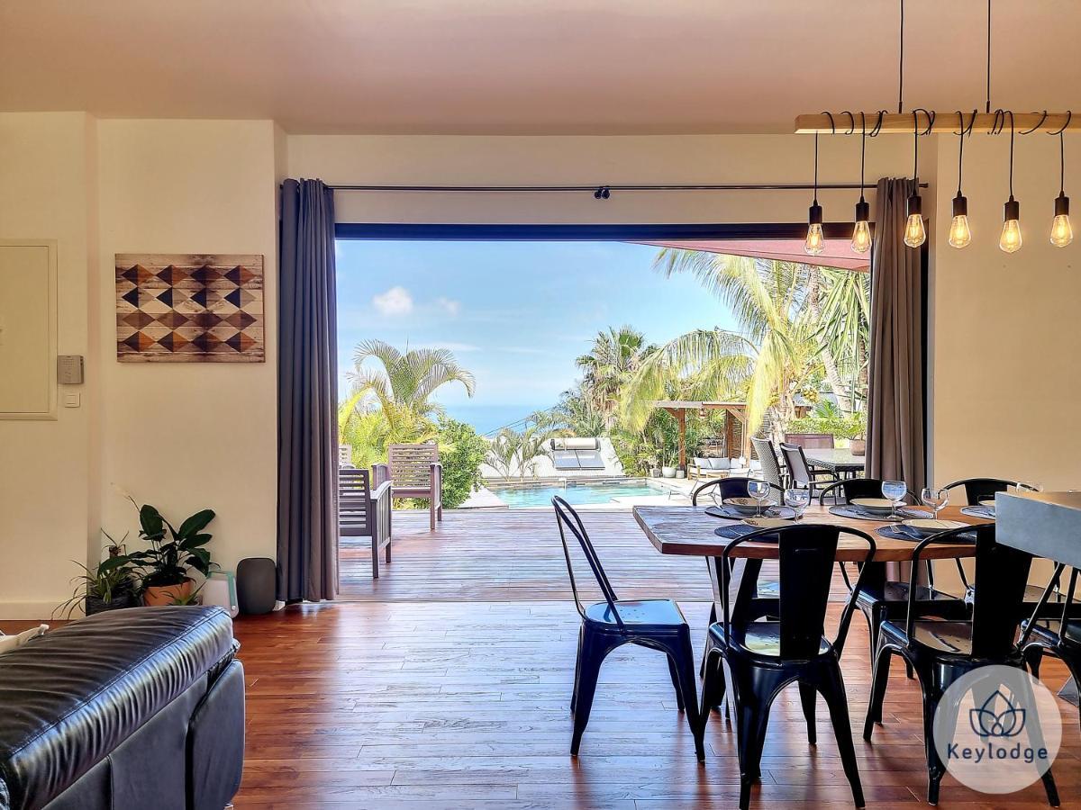 Villa O Baobhai Classee 4 Etoiles - Pisicine Privee Et Vue Mer - Saint-Pierre Eksteriør bilde