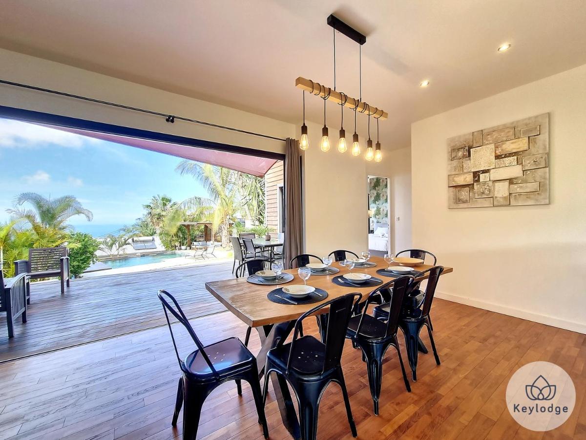 Villa O Baobhai Classee 4 Etoiles - Pisicine Privee Et Vue Mer - Saint-Pierre Eksteriør bilde
